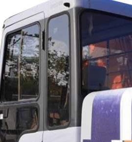 L'excavatrice Glass Cab Window de 4457176 HITACHI gauche à porte le verre trempé inférieur de la position NO.3