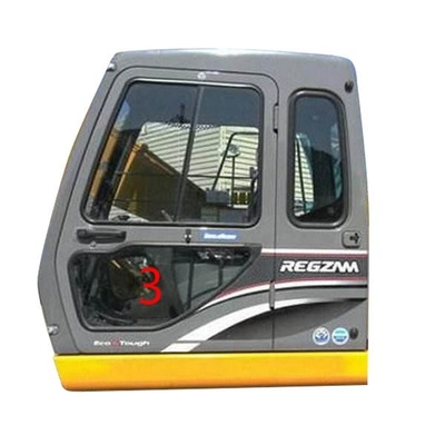 OEM de la position NO.3 de Cabin KATO Glass Left Door Lower d'excavatrice