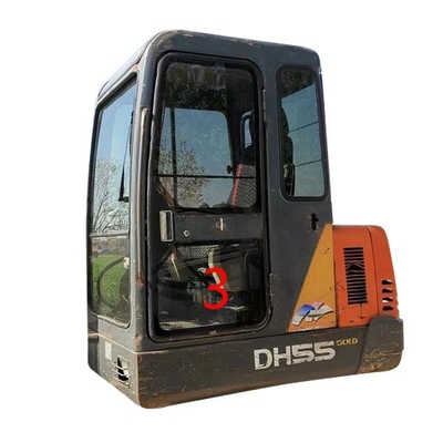 Excavatrice Cab Glass de machine de construction 5mm profondément 450mm au loin