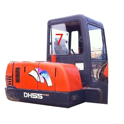 Position NO.7 de côté droit de Komatsu Cab Glass d'excavatrice de DAEWOO DH55 de POINT