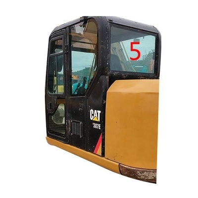 Verre trempé de pare-brise de la position NO.5 d'arrière en verre de cabine de Cabin CATERPILLAR d'excavatrice
