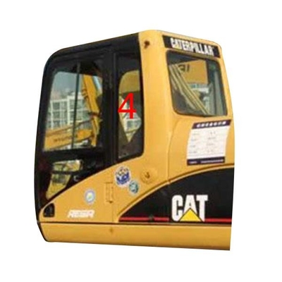 Position arrière NO.4 de porte gauche du pare-brise E320D CAT Excavator Window Replacement RoHS