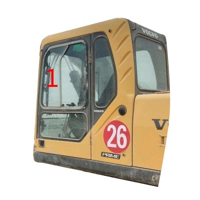 Côté de gauche en verre de cabine de machine de construction de pare-brise de VOLVO d'excavatrice d'EC240B