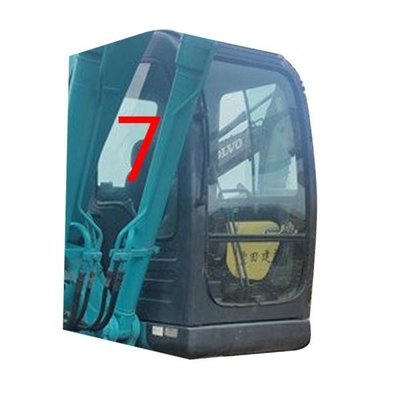 Verre trempé de pare-brise de la position NO.7 de Glass Right Side d'excavatrice de SK-6 SK-8 SK230-6 KOBELCO
