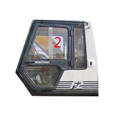 Remplacement SUMITOMO SH280 S280 de verre trempé de pare-brise de porte gauche