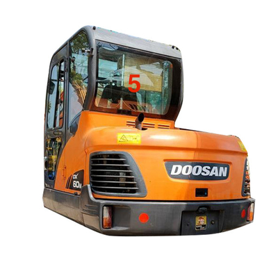 Position en verre NO.5 d'arrière de cabine de machine de construction de DX55 DOOSAN