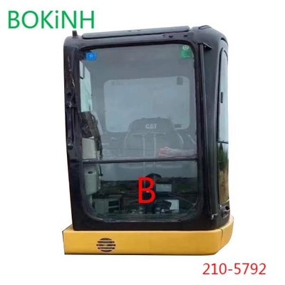 La cabine Front Down Positon B de Glass Replacement CATERPILLAR 210-5792 d'excavatrice d'OEM a gâché le pare-brise