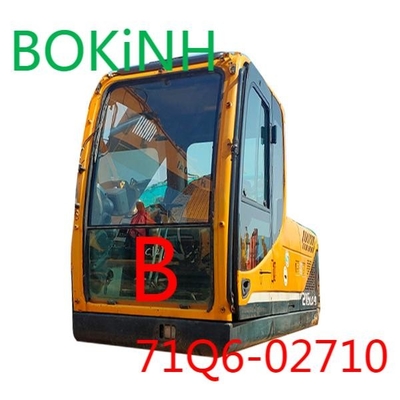 pare-brise de Cab Tempered Glass Front Lower Position B d'excavatrice de 71Q6-02710 HYUNDAI