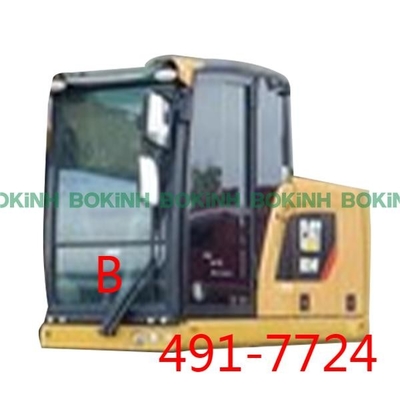 491-7724 verre trempé de Window Glass Front Down B d'excavatrice de CATERPILLAR