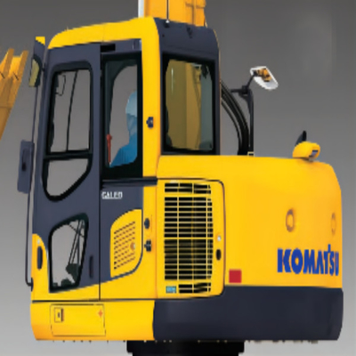 l'excavatrice Cab Tempered Glass de 22B-54-28341 KOMATSU gauche à porte la position arrière NO.4
