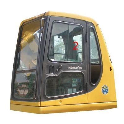 position droite NO.2 de côté de Windscreen Replacement Left d'excavatrice de 5mm
