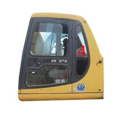 Position gauche No.4 d'arrière de verre trempé de pare-brise de cabine