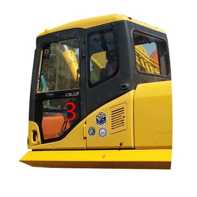 Position inférieure NO.3 Digger Window Replacement de porte gauche en verre de cabine d'OEM KOMATSU