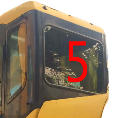 l'excavatrice en verre Cabin Back Side KOMATSU de cabine large de 520mm a courbé le verre trempé