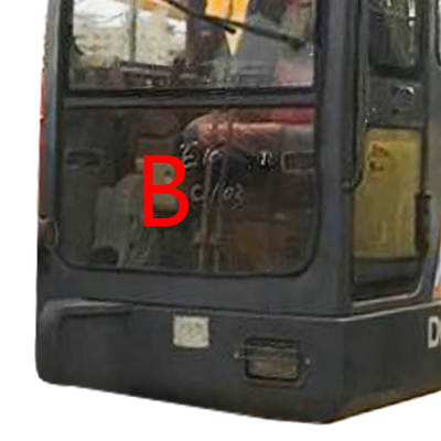 Excavatrice Windshield Front Glass Tempered de DAEWOO DH55
