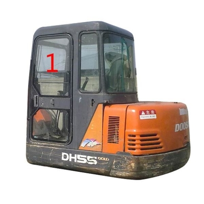 Excavatrice Windshield de DAEWOO DH55 Volvo de côté gauche 5mm profondément
