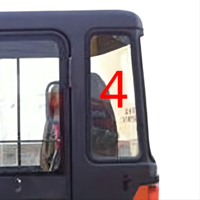 Le remplacement de Rear Windshield Glass d'excavatrice de DAEWOO DH55 a gâché
