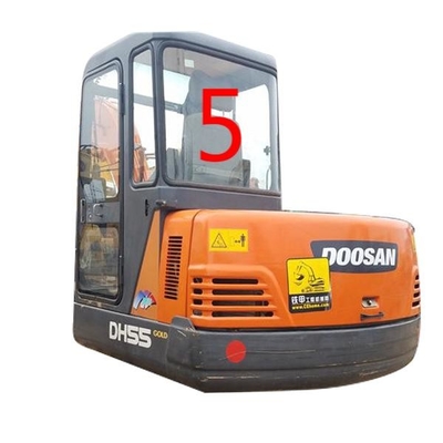 Position blanche NO.5 d'arrière de Cab Glass DAEWOO DH55 d'excavatrice