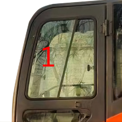 Pare-brise oblique de la position NO.1 en verre de Cabin Left Side d'excavatrice de DX70 DX90-9C
