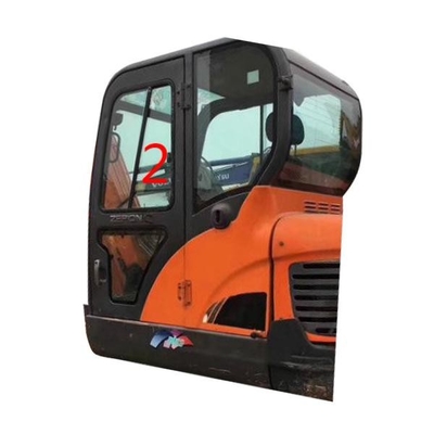 La position NO.2 de Striaght de côté gauche en verre de DX60W DX90-9C DOOSAN a gâché l'excavatrice Cab Glass