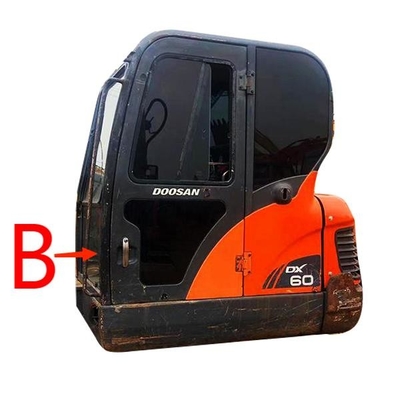 Pare-brise de Front Down Position B en verre de DX70 DH130 DH170 DOOSAN