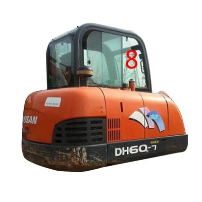 DH60-7 DH55 55V-WV solaire DOOSAN Mini Excavator Glass gâché de verre