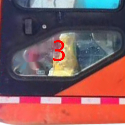 L'excavatrice Windshield Left Door en verre 5mm de DX225LC-7 DX150LC-7 DOOSAN abaissent la position NO.3