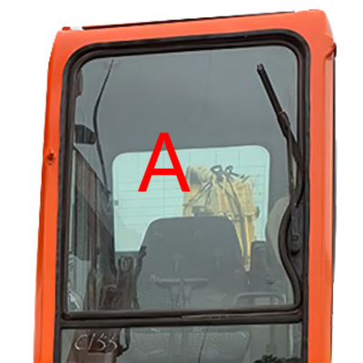 Excavatrice Windscreen Replacement DOOSAN Front Up Position A de DX225LC-7 DX150LC-7