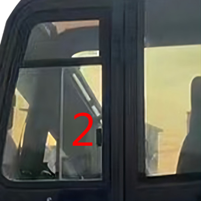 L'excavatrice Door Window Replacement CATERPILLAR d'E307E CAT307E est partie de la position droite latérale NO.2