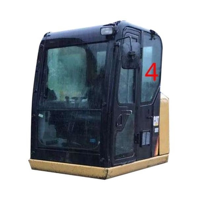 Position arrière NO.4 de porte gauche de cabine de Window Glass CATERPILLAR d'excavatrice de CAT307E E307E