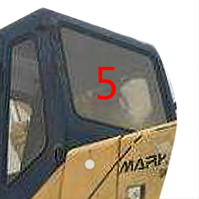 Remplacement gâché de pare-brise de la position No.5 de Cab Glass KOBELCO d'excavatrice d'arrière