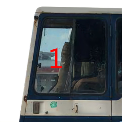 Excavatrice gauche en verre Door Window Replacement de force de cabine à haute impression de KOMATSU