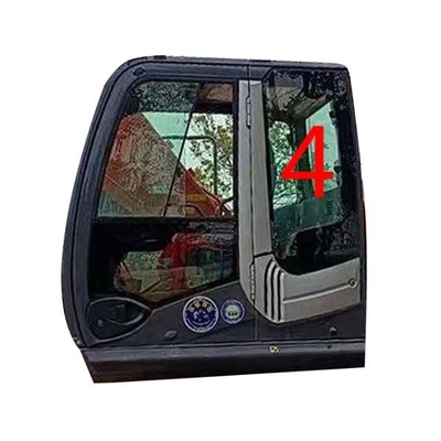 Position NO.4 1120mm 5mm d'arrière de HITACHI Mini Digger Glass Replacement Left Door