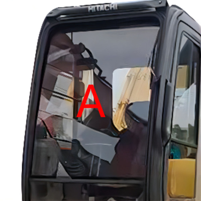 excavatrice Cab Glass Front Up Position A de HITACHI de taille de 790mm