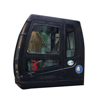 Position inférieure gâchée en verre NO.3 de porte gauche de Cab Windshield Window d'excavatrice