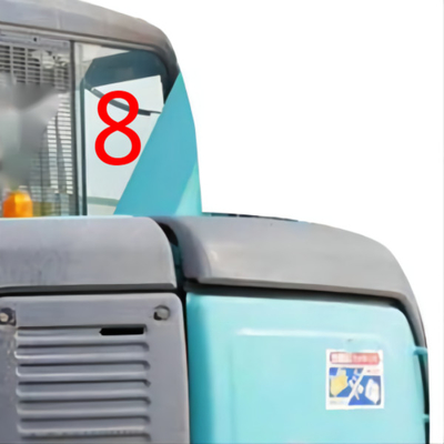 Position résistante à la température NO.8 de côté droit de Cab Glass KOBELCO d'excavatrice