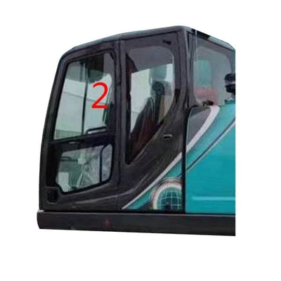 4mm ont laissé l'excavatrice latérale Cab Glass du verre trempé KOBELCO de pare-brise