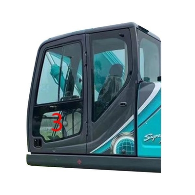 pare-brise inférieur de la position NO.3 de porte gauche de Glass d'excavatrice de 900mm KOBELCO