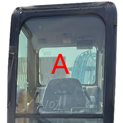 Le pare-brise de Front Up Position A en verre de cabine d'E320C E320D CATERPILLAR a gâché