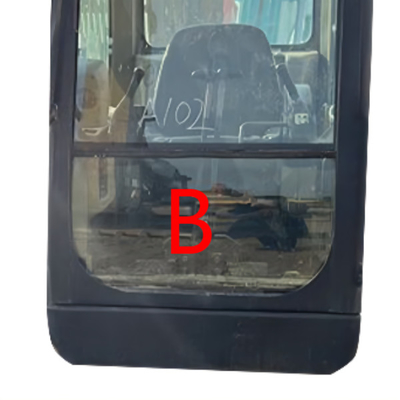 Excavatrice Cab Glass CATERPILLAR Front Down Position B d'E320D E320C