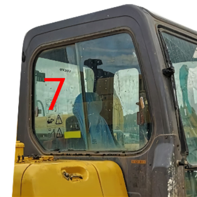 Position NO.7 de côté droit de verre trempé de pare-brise de VOLVO