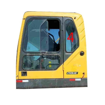Position No.4 d'arrière d'EC360B VOLVO Mini Digger Glass Replacement Windshield Left