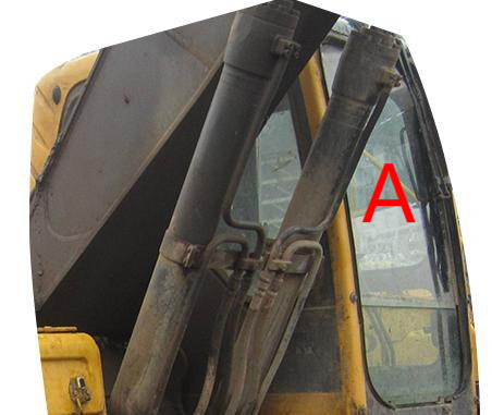 Cabine de machine en verre de construction de pare-brise d'EC210B EC360B VOLVO Front Up