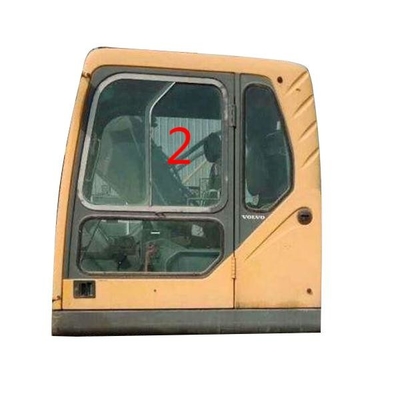 L'excavatrice Door Window Replacement d'EC210B gauche à la position No.2 de porte le verre trempé fait sur commande
