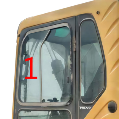 Côté de gauche en verre de cabine de machine de construction de pare-brise de VOLVO d'excavatrice d'EC240B