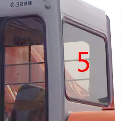 OEM de l'arrière NO.5 de Door Window Replacement d'excavatrice de 750mm