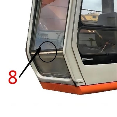Verre trempé de la position No.8 de Glass Right Side d'excavatrice d'EX-1 EX120-1 EX200-1 HITACHI