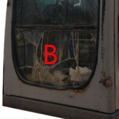 Excavatrice Window Replacement Front Down Position B de SK-6 SK230-6 SK-8 KOBELCO