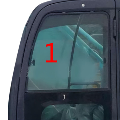 Position latérale NO.1 de pente de Glass Tempered Left d'excavatrice de SK-6 SK-8 SK230-6 KOBELCO