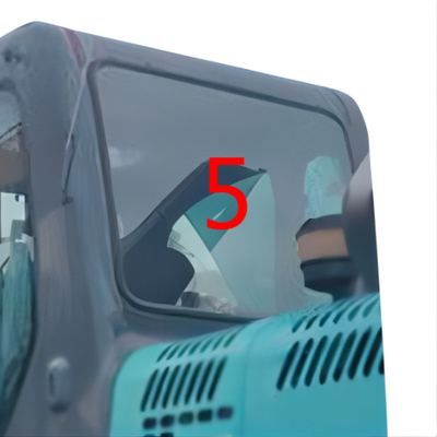 Verre trempé de pare-brise de la position NO.5 d'arrière de Glass Left Door d'excavatrice de SK-6 SK-8 SK230-6 KOBELCO